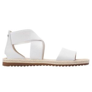 Sorel Ella Sandal sea salt white and jute